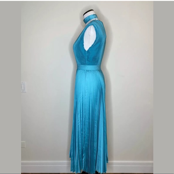 NWT Alice + Olivia Joleen Pleated Midi Dress 246 - Picture 8 of 12